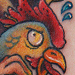 Tattoos - Chicken Tattoo Close-Up  - 48931
